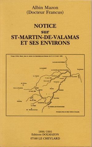 Couverture du livre : NOTES SUR SAINT-MARTIN DE VALAMAS